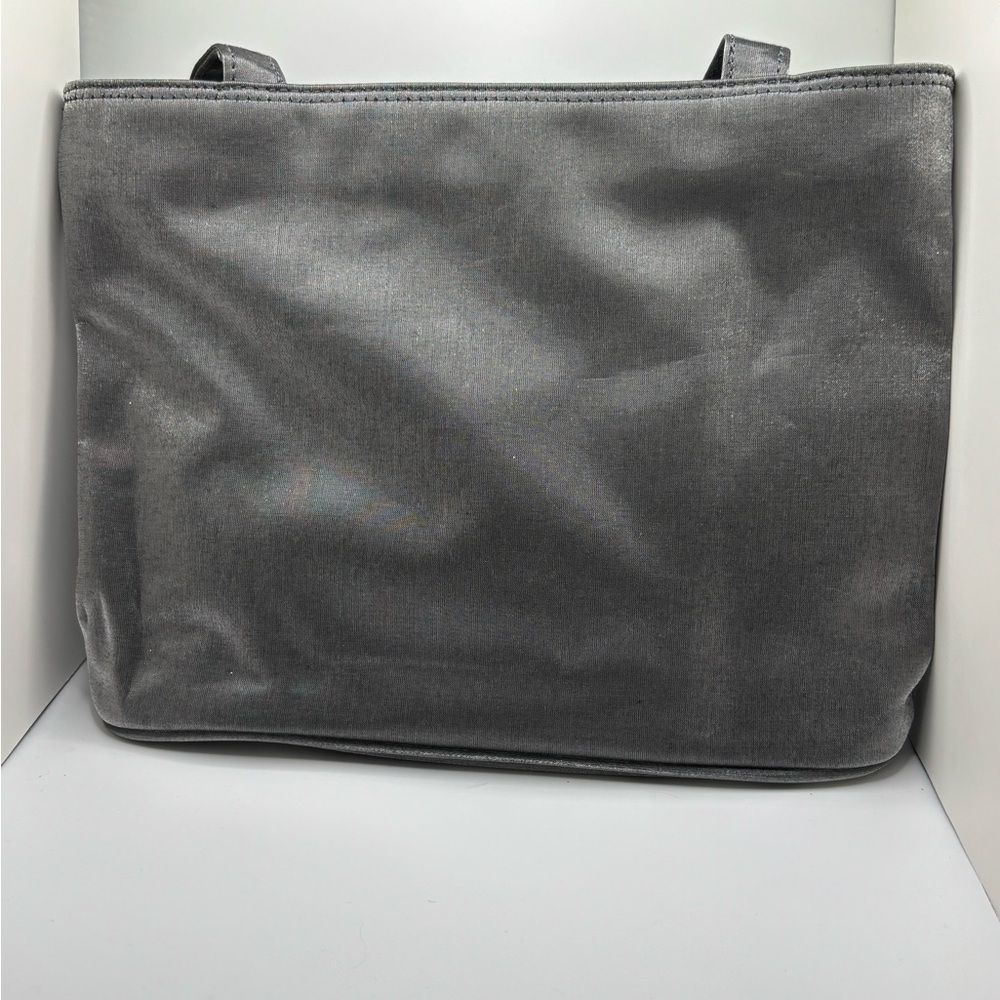 Lancome Silver Metallic Tote